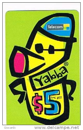 NUOVA ZELANDA - NEW ZEALAND - TELECOM (REMOTE) - 2005 YABBA  EXP. 9.07     - USED - RIF. 3695 - Nieuw-Zeeland