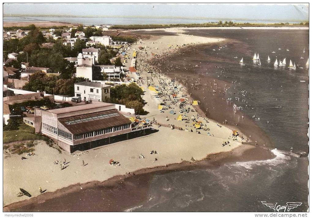 La Tranche Sur Mer  ( Vendée), Vue Aérienne Du Casino Municipal Et La Plage, Ed  Photo Artaud - La Tranche Sur Mer