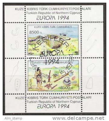 1994 Türk.- Zypern   Mi. Bl. 13 Used Europa - Gebraucht