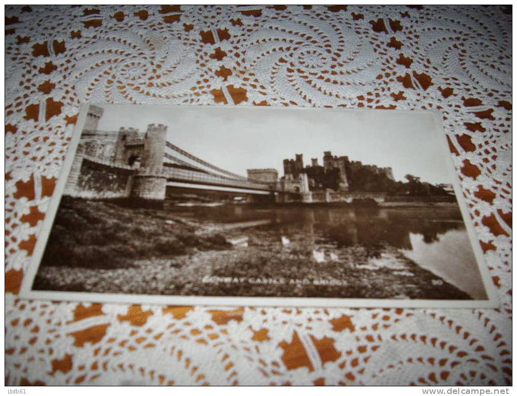 CONWAY CASTLE AND BRIDGE - Caernarvonshire