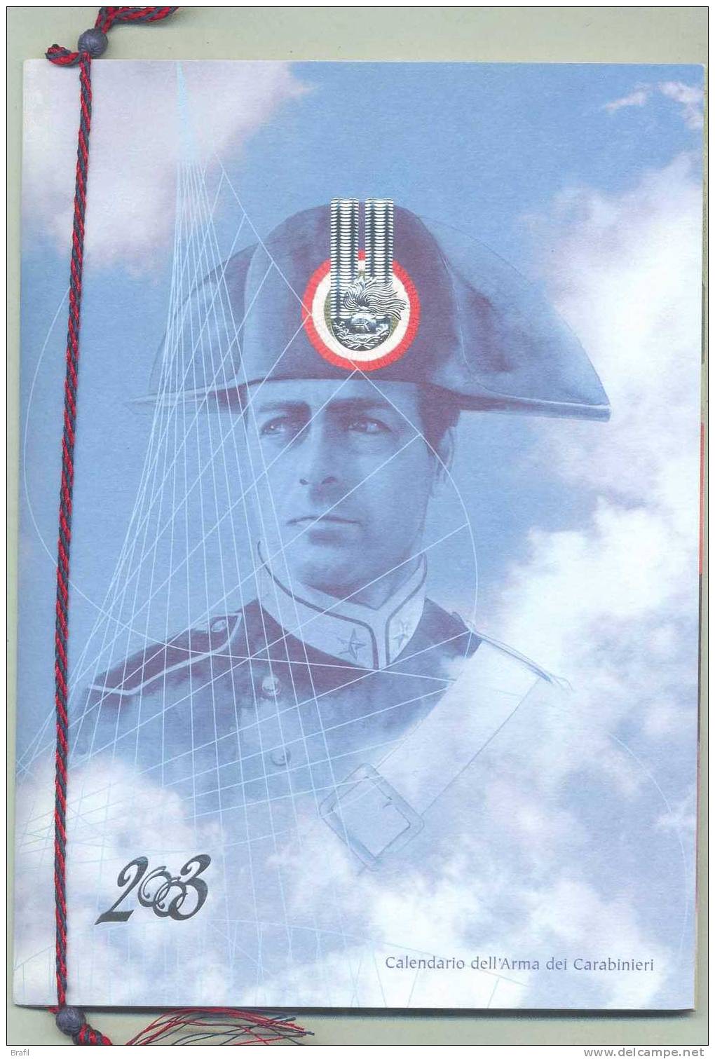 2003 Calendario Carabinieri Completo Cordino - Grand Format : 2001-...