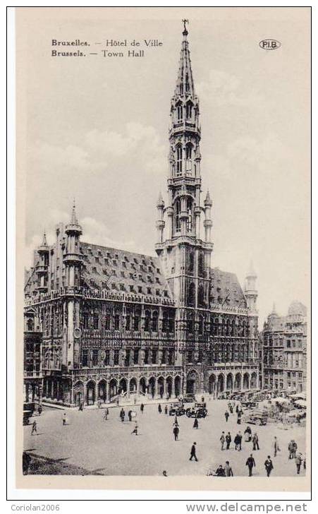 Bruxelles / Town Hall - Cafés, Hôtels, Restaurants