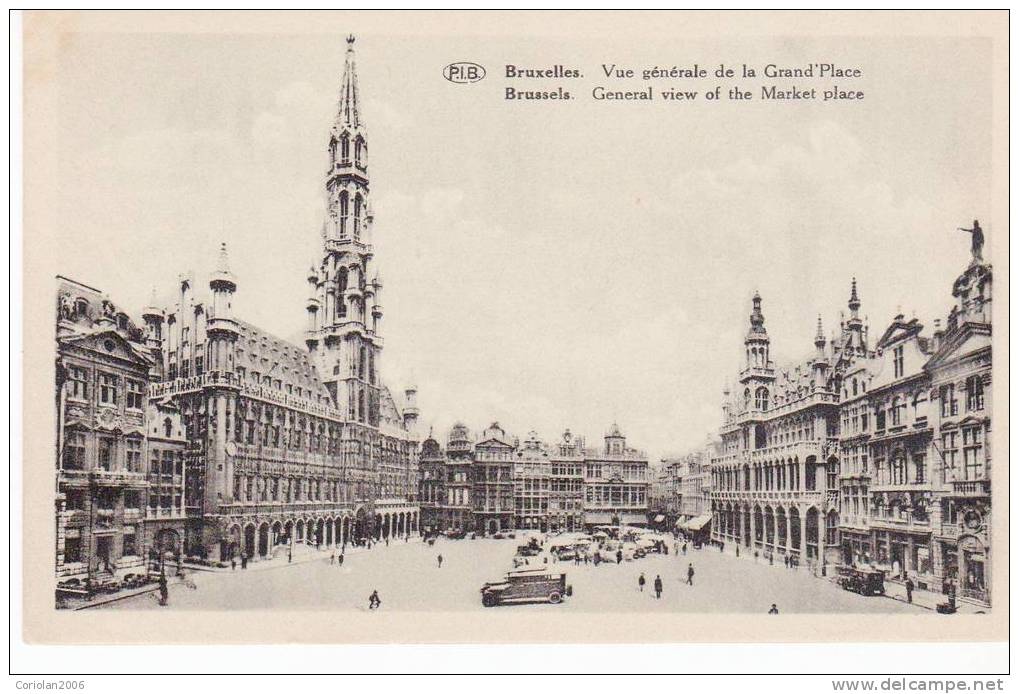 Bruxelles / Grand Place - Marchés