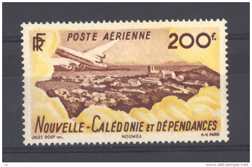 Nouvelle Calédonie  -  1948  -  Avion  :  Yv  63  * - Ongebruikt