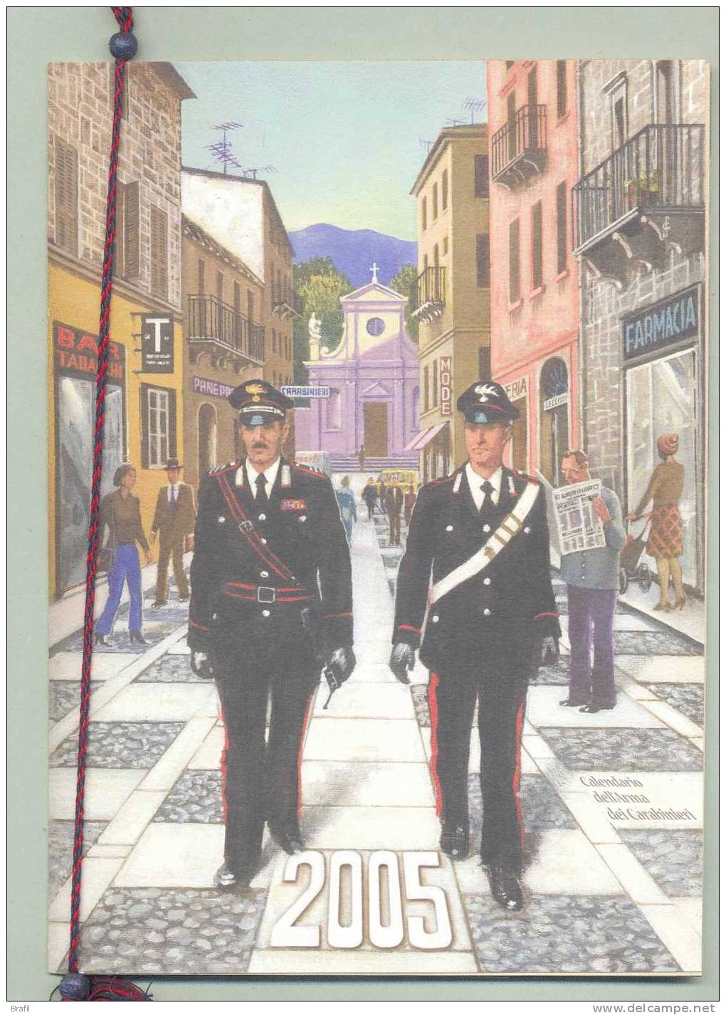 2005 Calendario Carabinieri Completo Cordino - Big : 2001-...