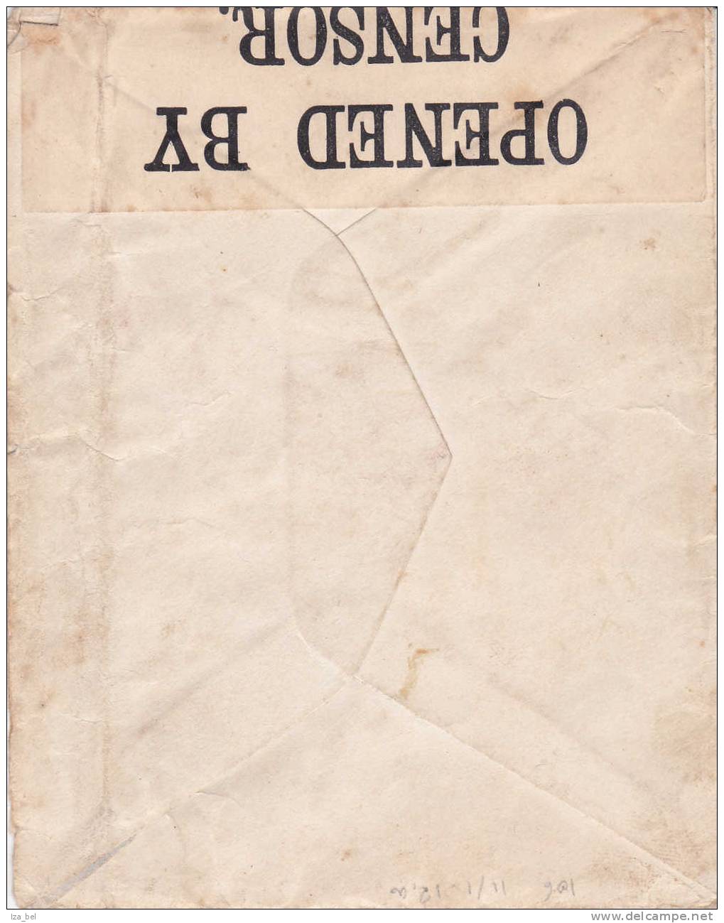 TP PAYS-B.54 ROTTERDAM 9.VIII.v.Hyth(Angl.).COURRIER TRANSMIS:man."door Frans Maes".Censure Britan.TB - Not Occupied Zone