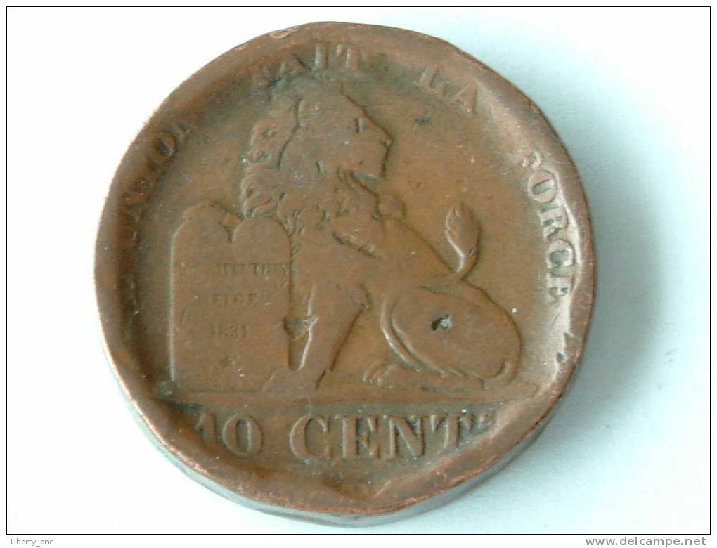 1833 - 10 Cent / Morin 62 Rare / 19.3 Gram ( For Grade, Please See Photo ) ! - 10 Centimes