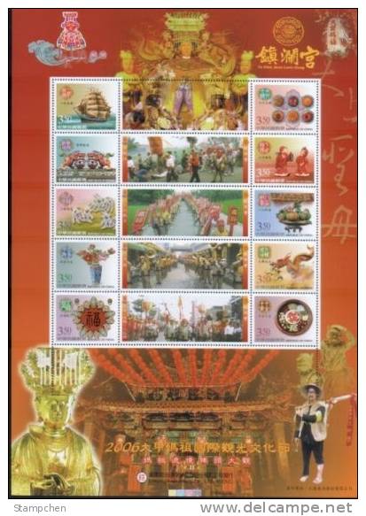 2006 Buddhism Greeting Stamps Lion Ram Bat Fruit Flower Sailboat Food Goat Buddha - Chauve-souris
