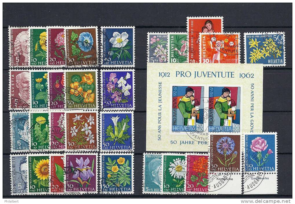 PJ058 - Pro Juventute 1958 - 1963 Obl. - Used Stamps