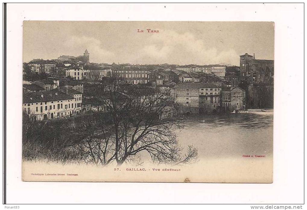 GAILLAC : Vue Générale - Précurseur - - Gaillac