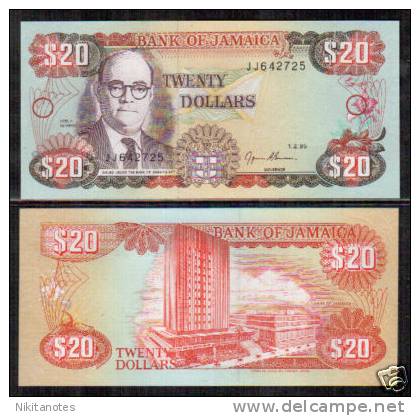 * JAMAICA - 20 DOLLARS 1995 UNC - P 72 - Jamaica