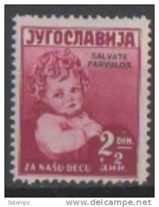 1938YU-JUGOSLAVIJA JUGOSLAWIEN  BAMBINI CHILDREN     STAMPS PER COLLECTIONE NEVER HINGED - Unused Stamps