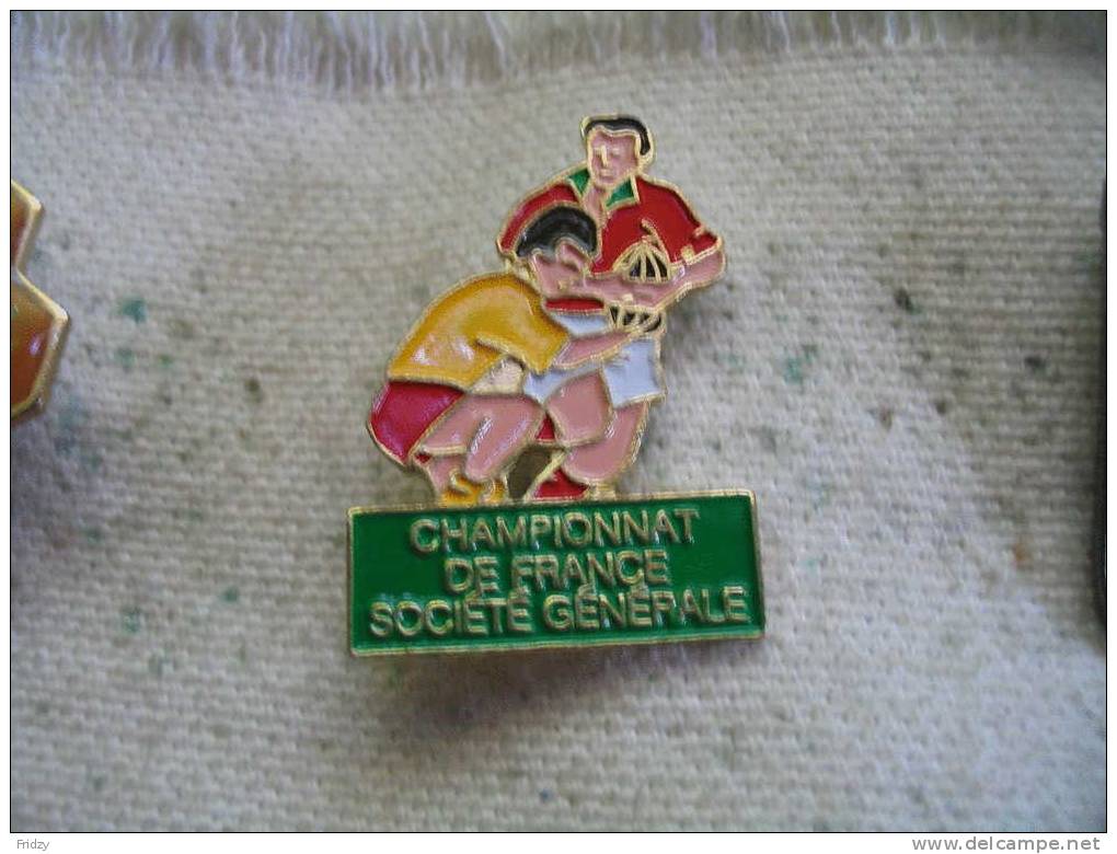 Pin´s Du Championnat De France De Rugby De La Societe Generale - Rugby