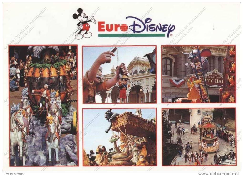 EURO DISNEY DISNEYLAND  Mickey Mouse Marne La Vallée : La Parade - Disneyland