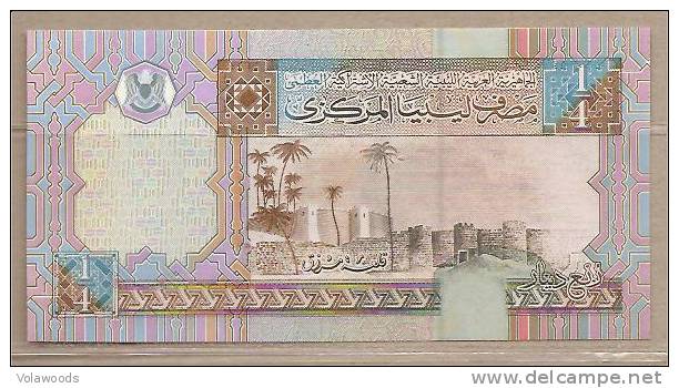 Libia - Banconota Non Circolata Da 1/4 Di Dinaro - Libye