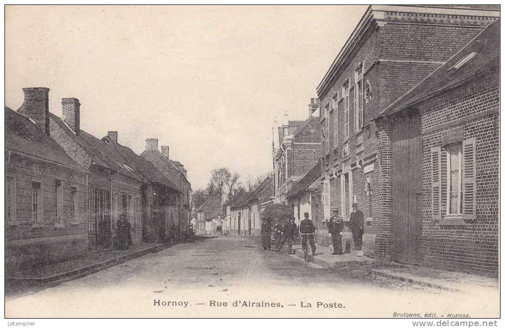 Carte Ancienne - Hornoy Le Bourg