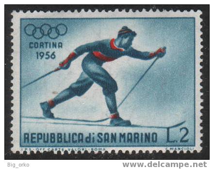 Settimi Giochi Olimpici Invernali - Cortina D´Ampezzo: Sci Da Fondo  £ 2 - 1955 - Neufs