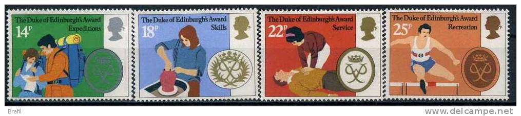 1981 Inghilterra, Premio Duca Di Edimburgo , Serie Completa Nuova (**) - Ongebruikt