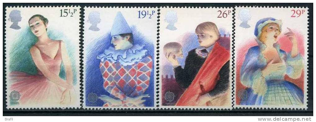 1982 Inghilterra, Europa , Serie Completa Nuova (**) - Unused Stamps
