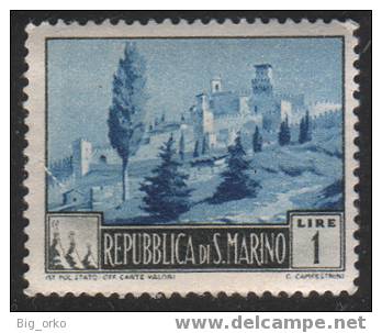 Paesaggi: Muro E Torre "La Guaita"  £ 1 - 1949 - Unused Stamps