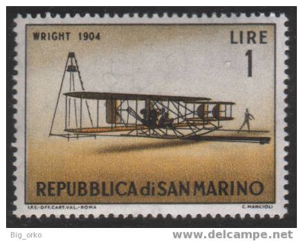 Storia Dell´aviazione: Wright 1904  £ 1 - 1962 - Unused Stamps