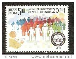 India 2011 Census Of India People1v MNH - Unused Stamps
