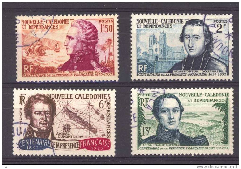 Nouvelle Calédonie  -  1953  :  Yv  280-83  (o)      ,   N3 - Used Stamps