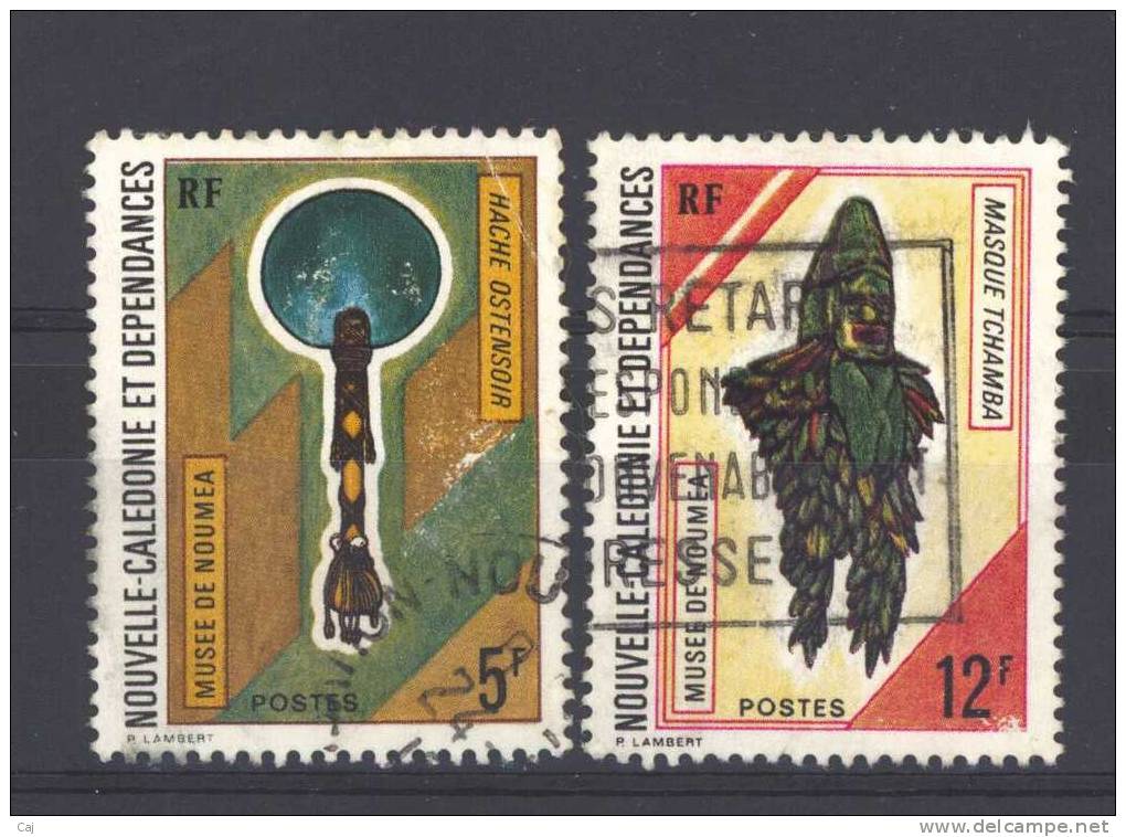 Nouvelle Calédonie  -  1972  :  Yv  383-84  (o) - Used Stamps