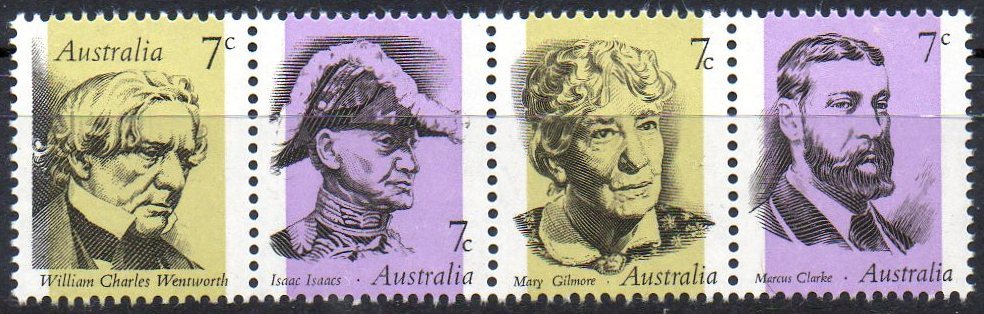 Australia 1973 Famous Australians Strip Of Four MNH - Neufs