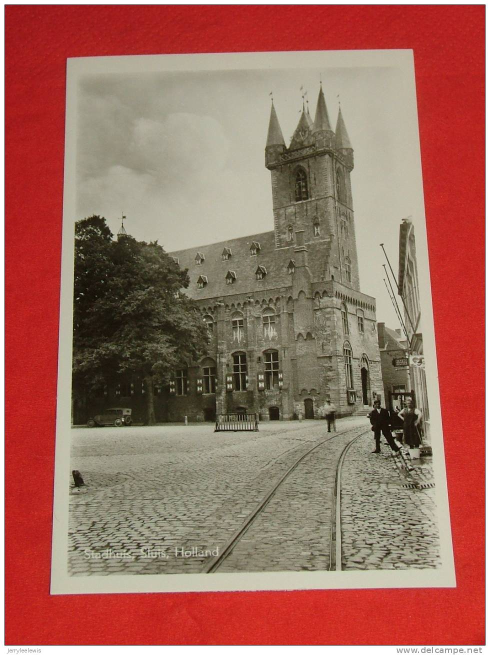 Sluis   -  Stadhuis   -  ( 2 Scans ) - Sluis