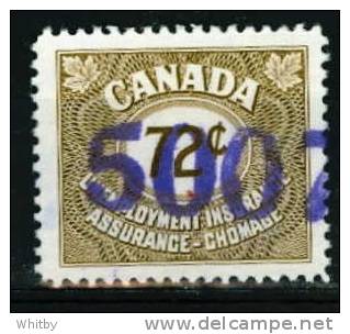 Canada 1955  72 Cent Unemployment Insurance Issue #FU42 - Revenues