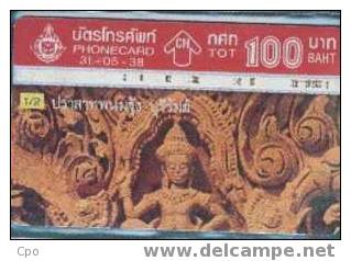 # THAILAND 31-05-38  Sculpture No1 100 Landis&gyr   Tres Bon Etat - Thaïland