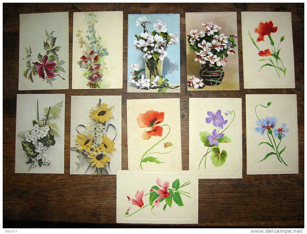 Lot De 18 CPA Cartes Postales Anciennes Fantaisie Sur Les Fleurs, Klein , Reckling Et Non Signées - Klein, Catharina