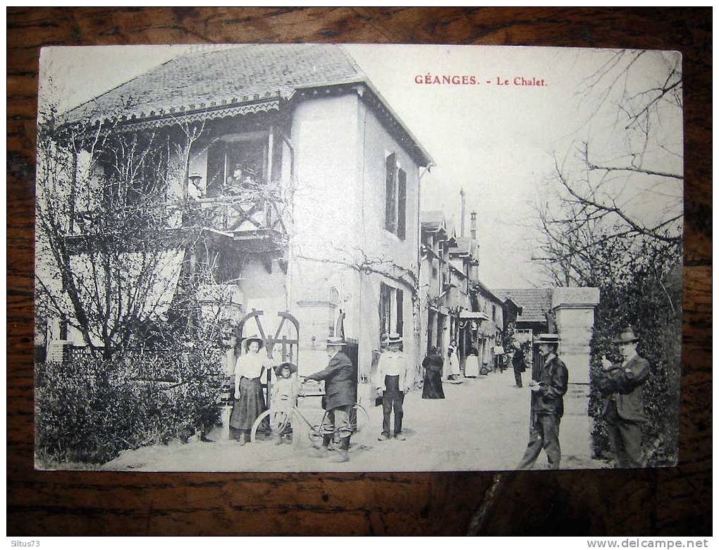 CPA Géanges - Le Chalet , Carte Bien Animée - Autres & Non Classés