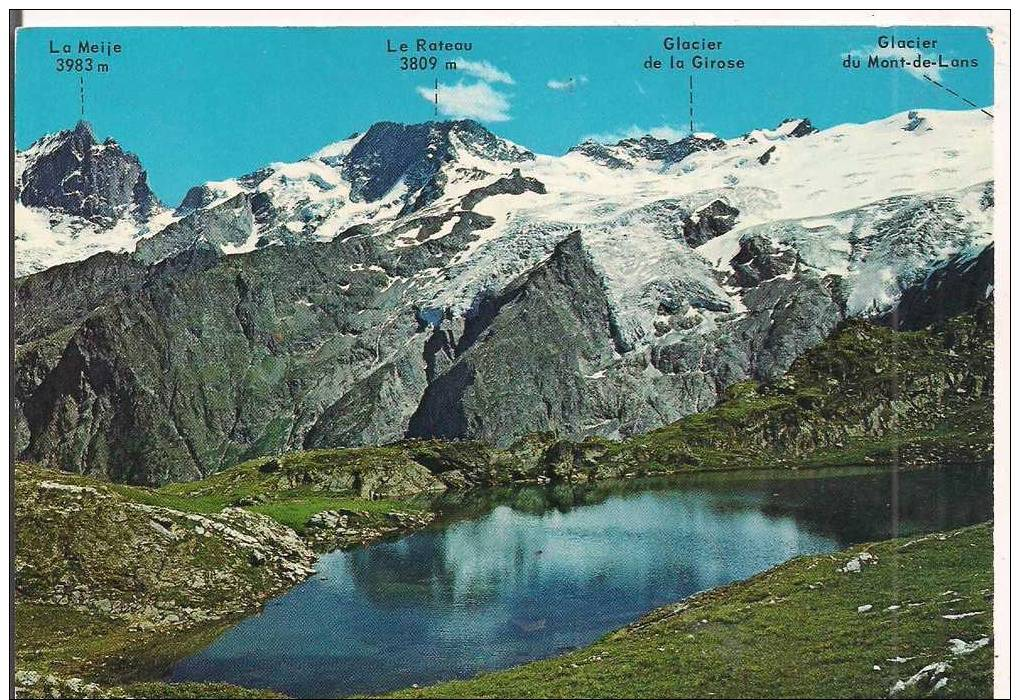 05 - Massif De LA MEIJE Vu Du LAC LERIE  - Flamme D´Echirolles -  Oblitérée En 1984 - Prix Fixe - Autres & Non Classés