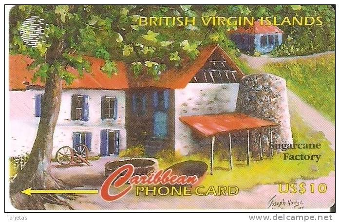 TARJETA DE BRITISH VIRGIN ISLANDS DE SUGARCANE FACTORY  193CBVH - Virgin Islands