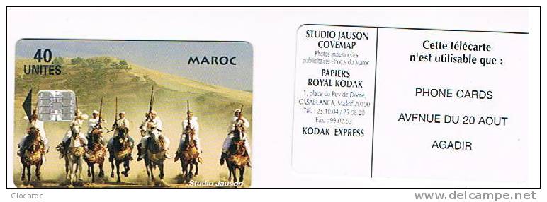 MAROCCO (MOROCCO)  -  STUDIO JAUSON (CHIP)   -  CAVALLI (HORSES) 40 UNITES: AGADIR LITTLE - USED  -  RIF. 2527 - Horses