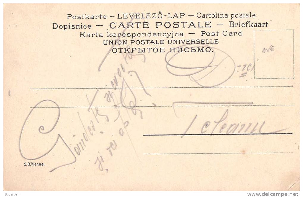 PRÉCURSEUR : JOUEURS De TENNIS - ANNÉE: ENV. 1900 - S. B. VIENNA (d-832) - Tennis