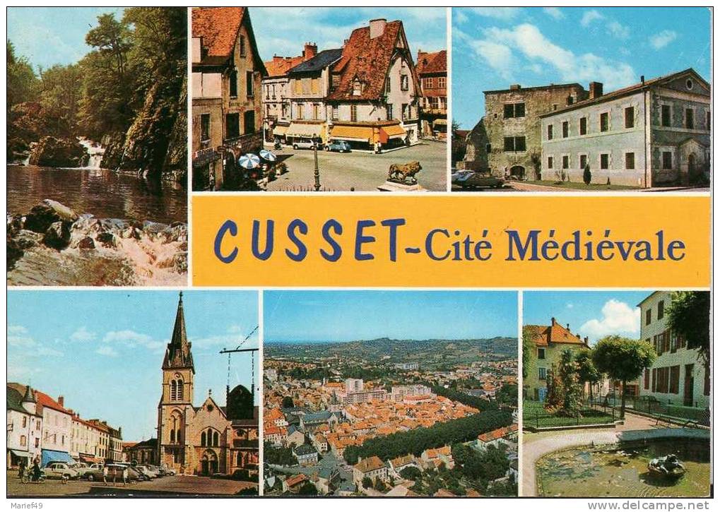 CUSSET (03) CITÉ MÉDIÉVALE, MULTIVUES, CARTE VIERGE - Otros & Sin Clasificación