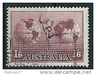 Australien  1934/48  Flugdienst  1´6 Sh (normal Paper)  Mi-Nr.126 X Y  Gestempelt / Used - Usati