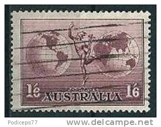 Australien  1934/48  Flugdienst  1´6 Sh (normal Paper)  Mi-Nr.126 X Y  Gestempelt / Used - Gebraucht