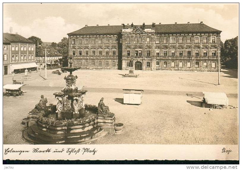 ERLANGEN LA PLACE ET SES CAMELOTS REF 7499 - Erlangen