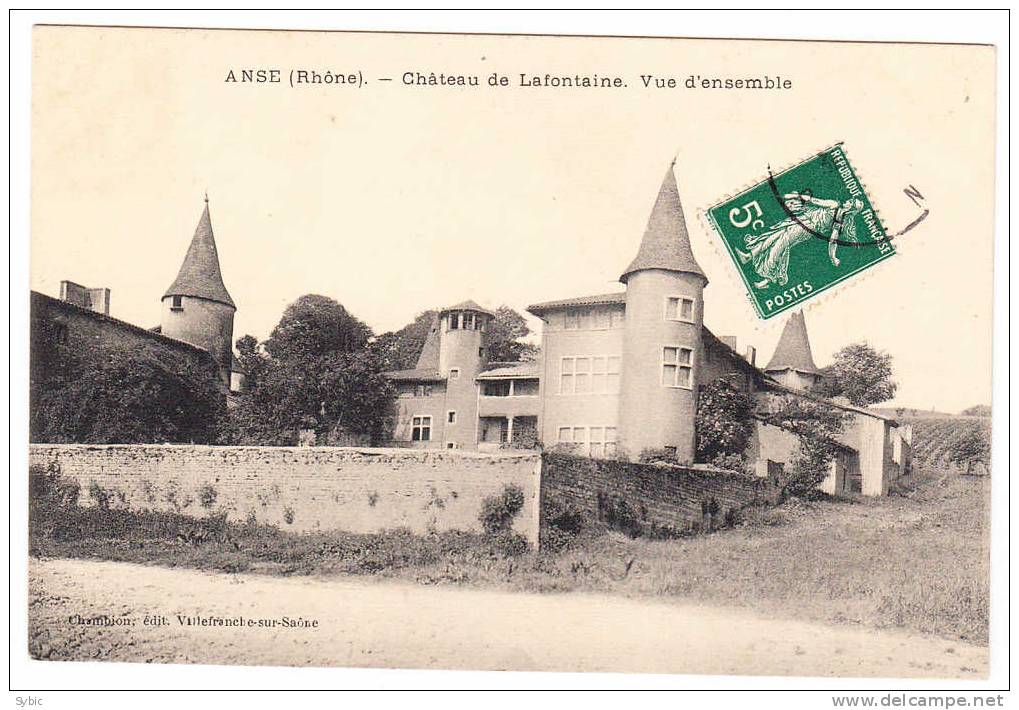 ANSE - Château De Lafontaine - Vue D'ensemble - Anse