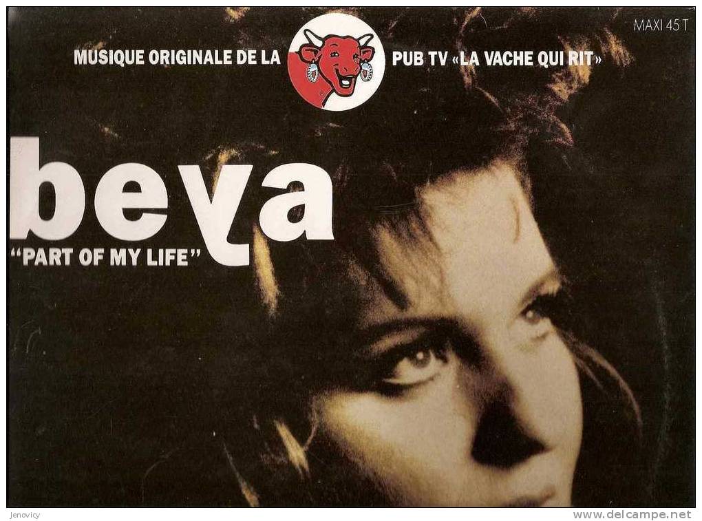 PUB LA VACHE QUI RIT, SUR DISQUE 33 TOUR DE BEYA. REF 7532 - Other & Unclassified