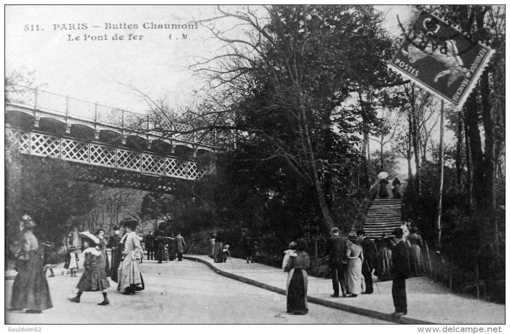 Buttes Chaumont, Le Pont De Fer - District 19