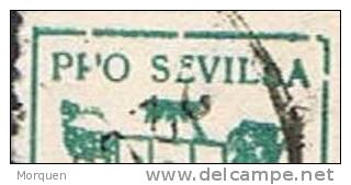 SEVILLA  Variedad Rotura Marco 5 Cts, Guerra Civil º - Vignette Della Guerra Civile