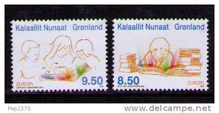 GROENLANDIA 2010 - EUROPA - LIBROS PARA NIÑOS - SERIE DE 2 SELLOS - Unused Stamps