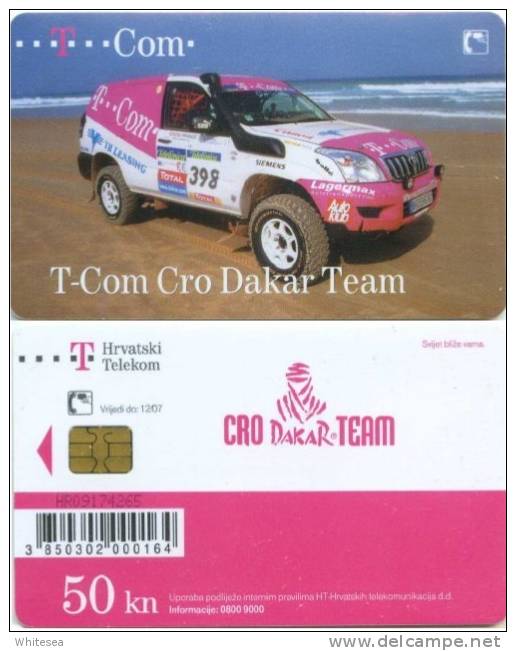 Telefonkarte Kroatien - Sport - Cro Dakar Team - Auto,car - Kroatien