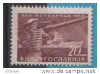 1950YU-MH-627   JUGOSLAVIJA JUGOSLAWIEN  MARINA NAVI  PER COLLECTIONE NEVER HINGED - Unused Stamps