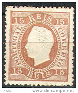 # Portugal      38,  Mint, Og,  Hr,  SCV$  100.00,  (p038-5, Michel  36Bx, Perf  12 1/2 - Unused Stamps
